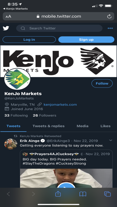 KenJo Markets Screenshot