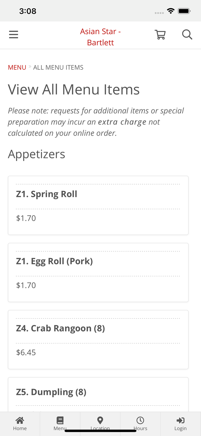 Asian Star - Bartlett