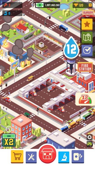 Idle Firefighter Empire Tycoon