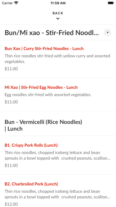Saigon Restaurant Screenshot
