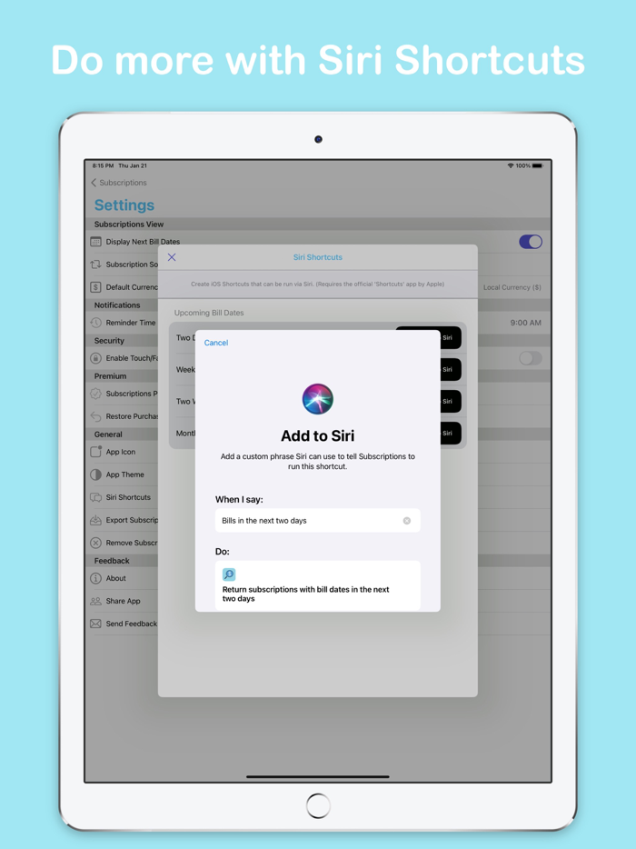 Subscription Tracker