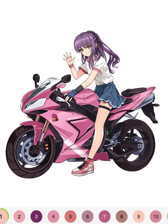 Captura de Pantalla 6 Tap Anime Color iphone