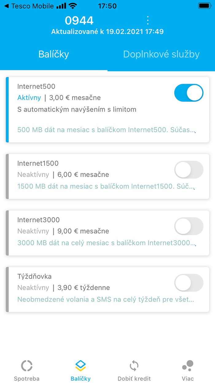 Môj Tesco Mobile Slovakia