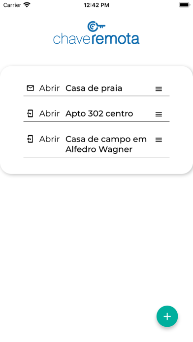 Chave Remota Screenshot