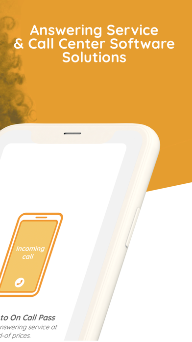 Screenshot #2 pour On Call Pass · Answer Service
