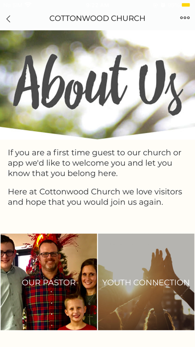 Cottonwood Church Screenshot