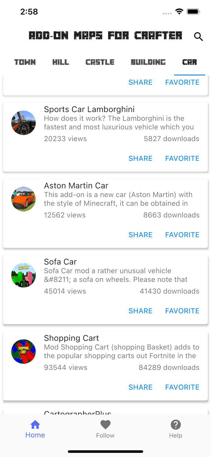 Change Maps for Crafter MCPEDL