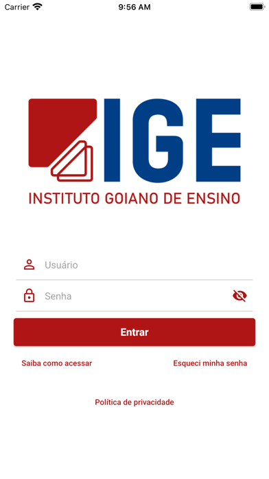 Instituto Goiano de Ensino Screenshot