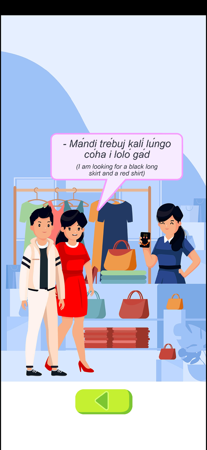 Romanes - Romani language.