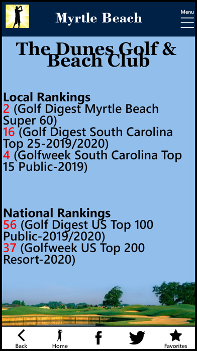 GolfDay Myrtle Beach Screenshot