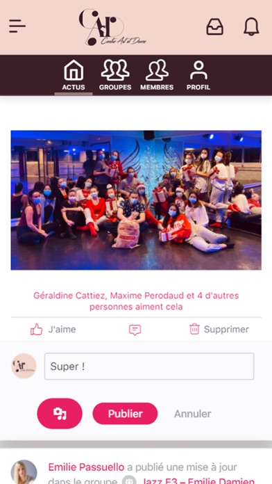 Centre Art et Danse Screenshot