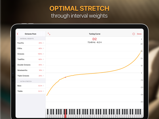 pianoscope – Piano Tuner iPad app afbeelding 3