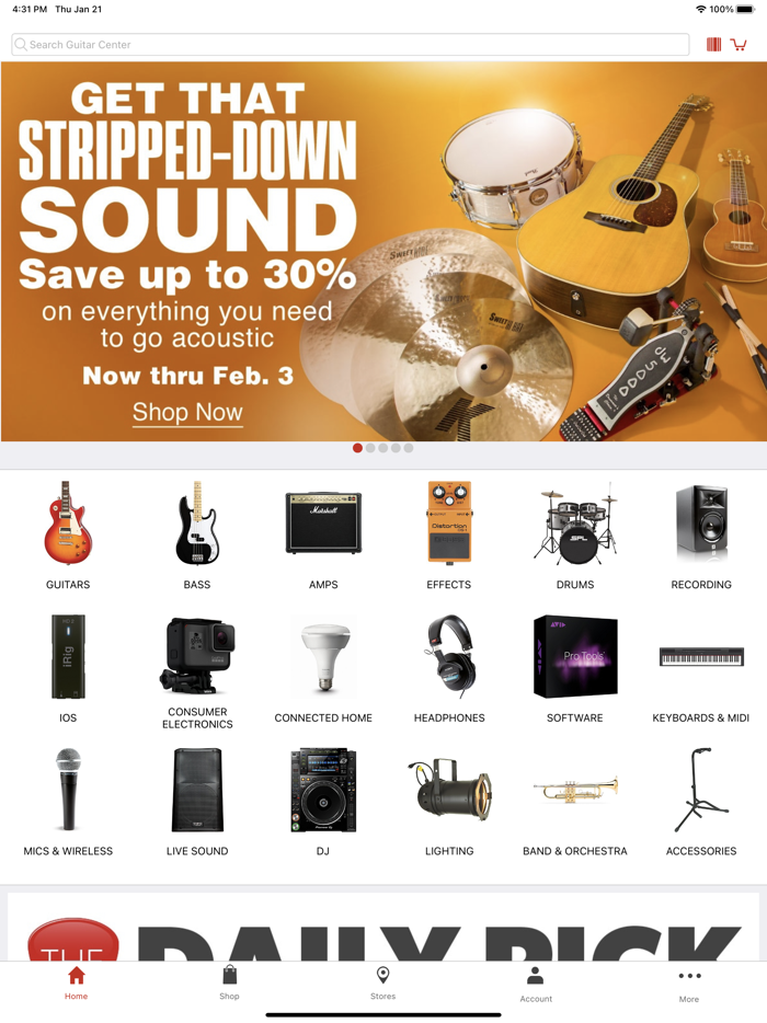 Guitar Center Shop for Gear