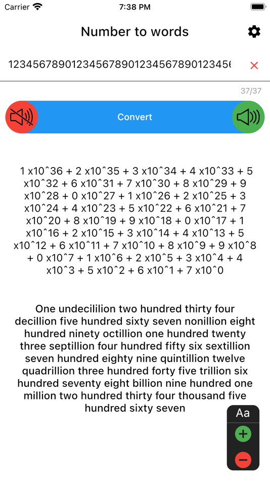 #2. Number -> Words (iOS) 게시자: Ngov chiheang