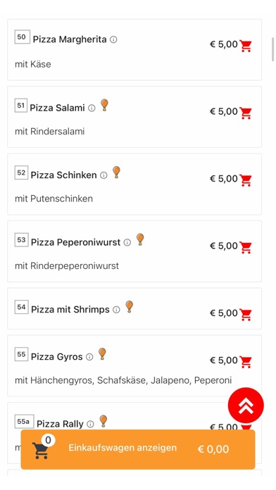 Pizza Rally Gießen Screenshot