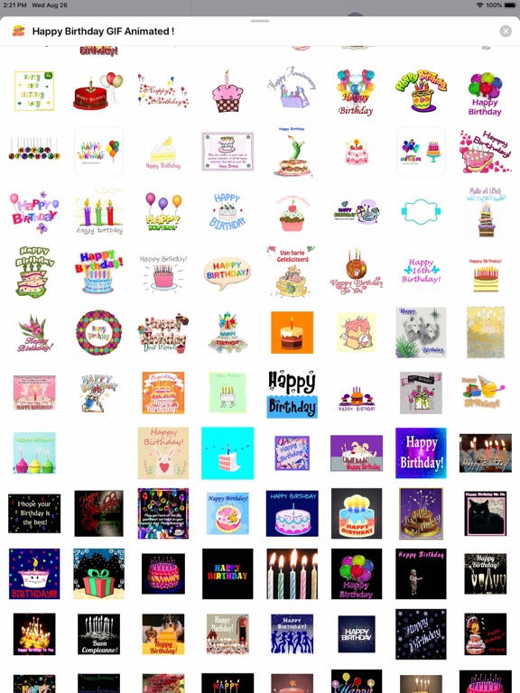 Screenshot #6 pour Happy Birthday GIF Animated !