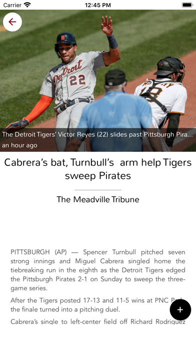 Meadville Tribune Screenshot