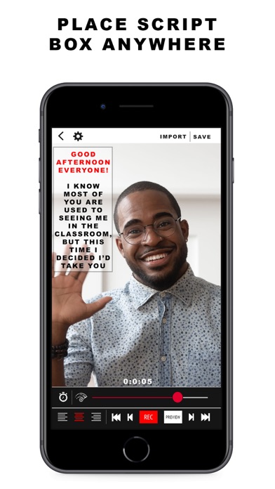 Screenshot #2 pour Teleprompter For Video App Pro