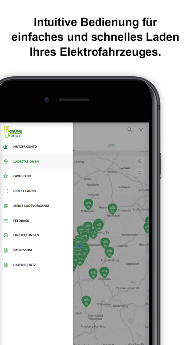 Grüne Säule Screenshot
