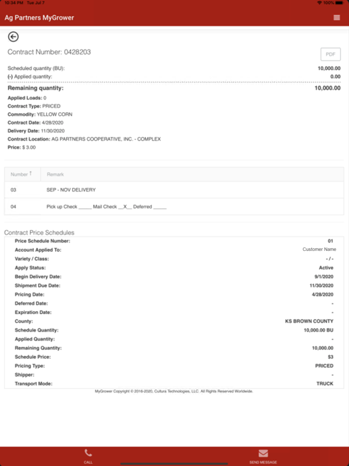 Ag Partners MyGrower