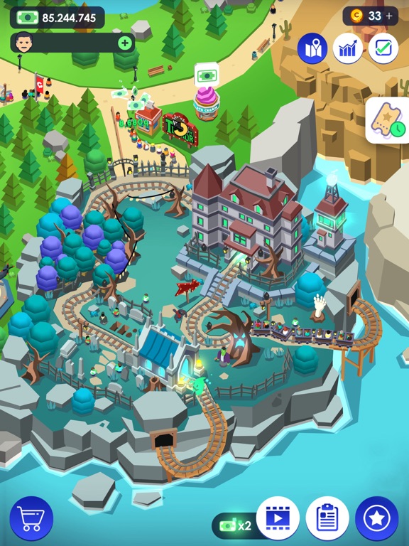 Idle Theme Park - Tycoon Gameのおすすめ画像3