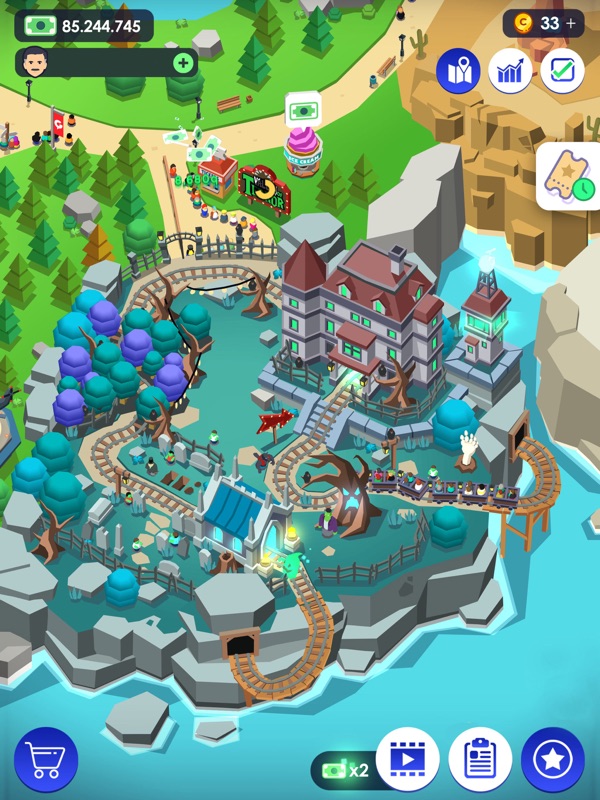 Idle Theme Park - Tycoon Game screenshot 10