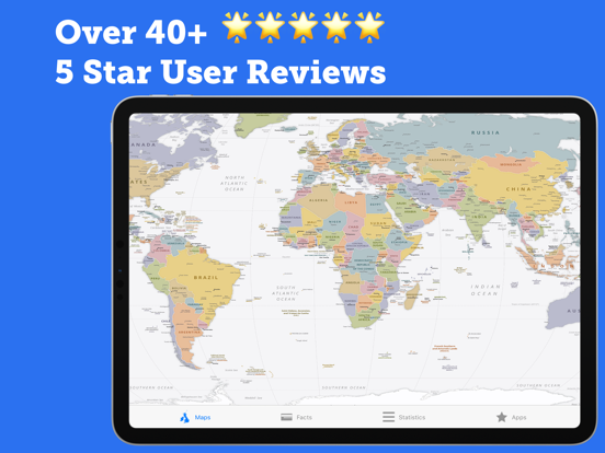 Atlas 2023 Pro: Maps & Facts iPad app afbeelding 2