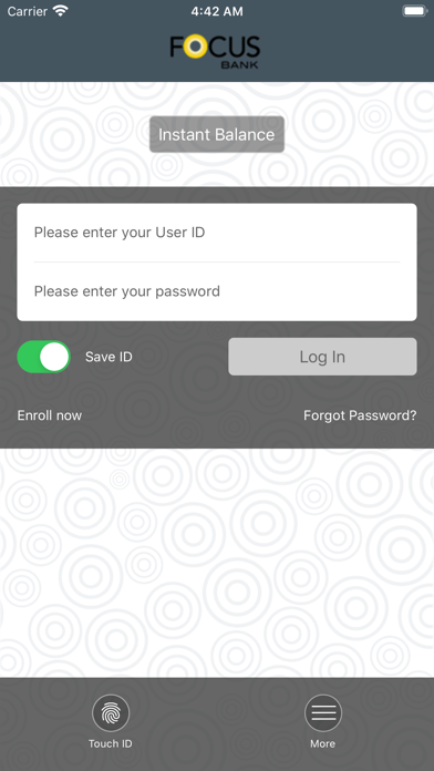 FOCUS Bank, Banking App Screenshot