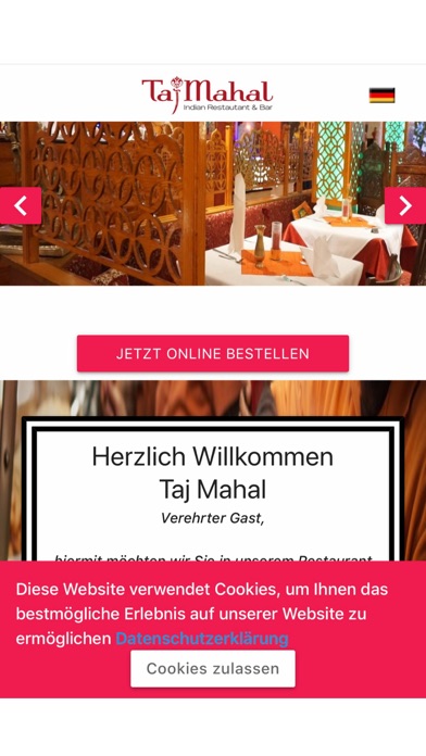 Screenshot #1 pour Taj Mahal Indisches Ingolstadt