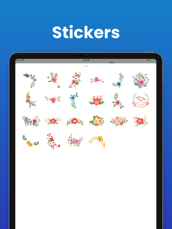 Screenshot #4 pour Fleurs : Autocollant stickers