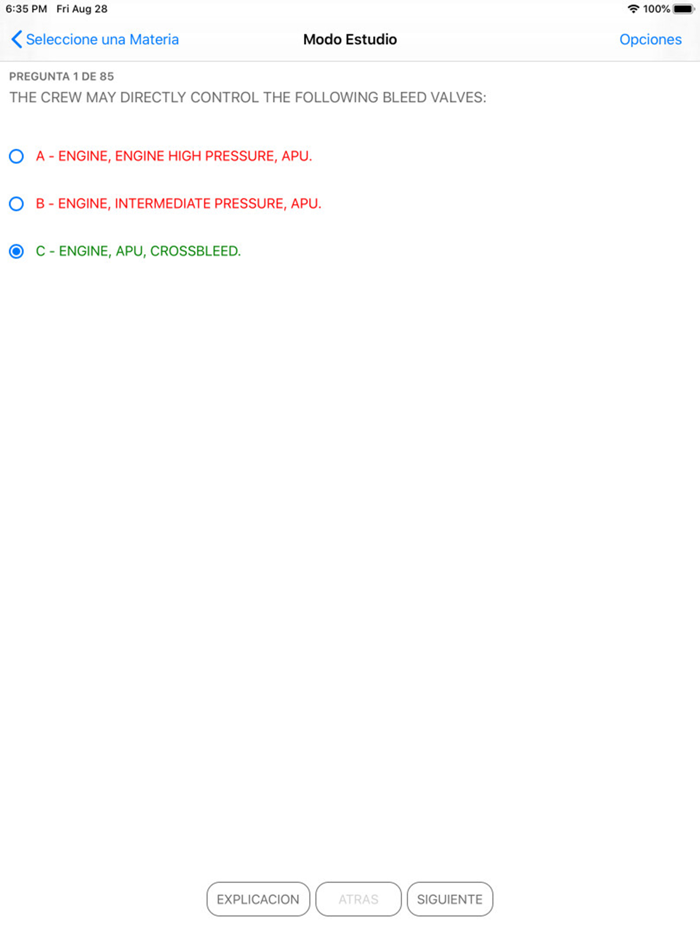 Preparate A320 Examen DGAC CL
