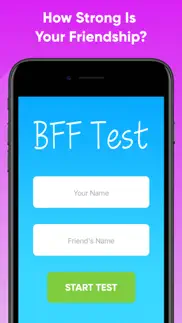 bff friendship test - quiz iphone screenshot 1