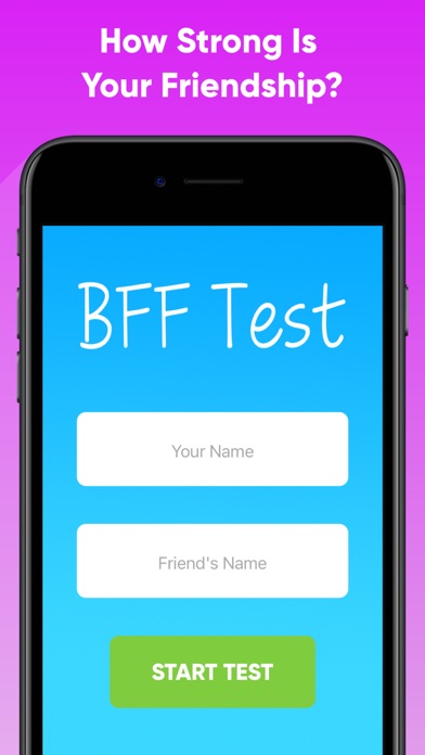 BFF Friendship Test - Quiz Screenshot