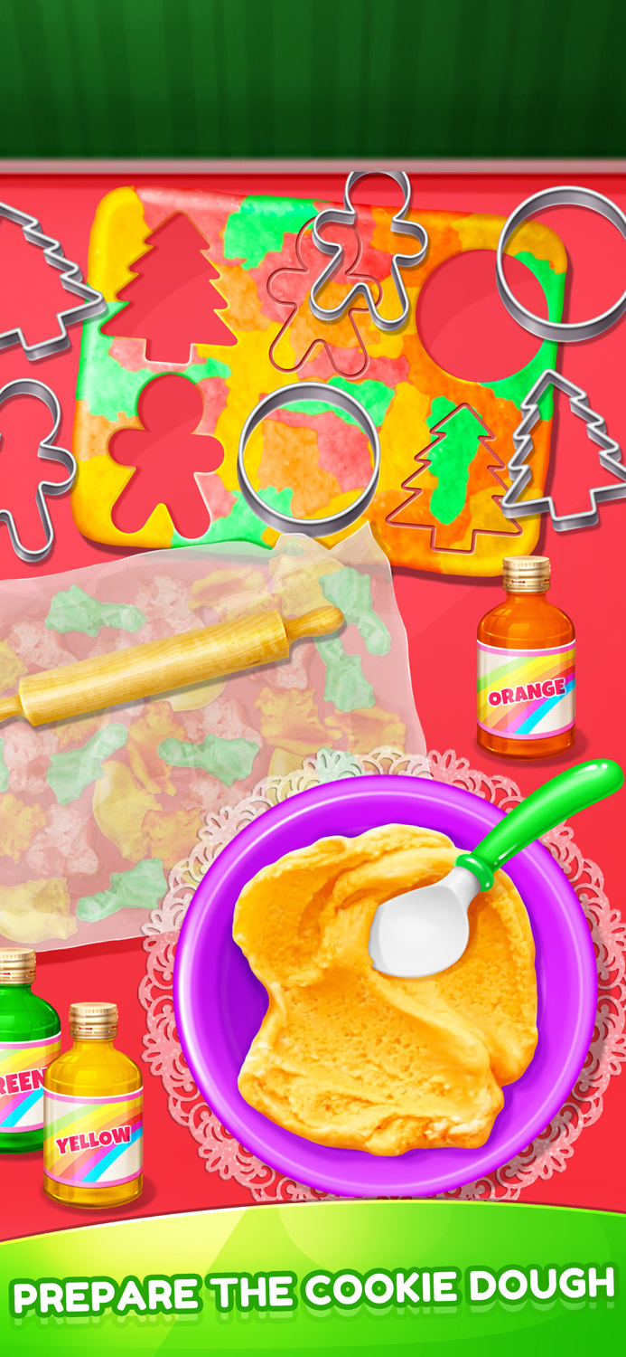 Christmas Unicorn Cookies