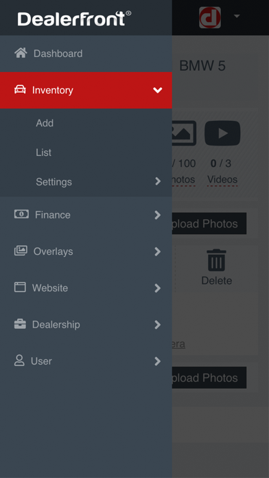 Dealerfront Screenshot