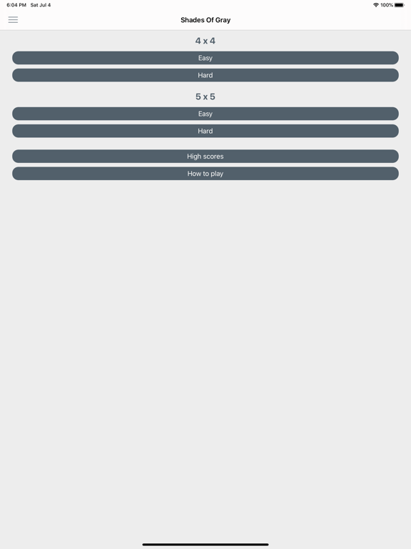 Screenshot #4 pour Shades of Gray Game