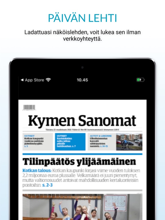Screenshot #6 pour Kymen Sanomat, päivän lehti