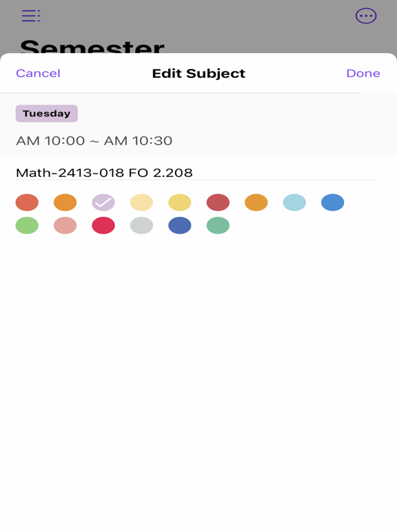 Screenshot #5 pour For TimeTable Pro