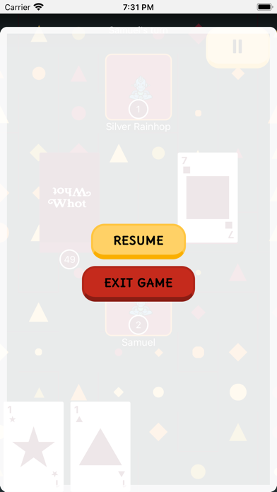 Let's Play Whot! Screenshot