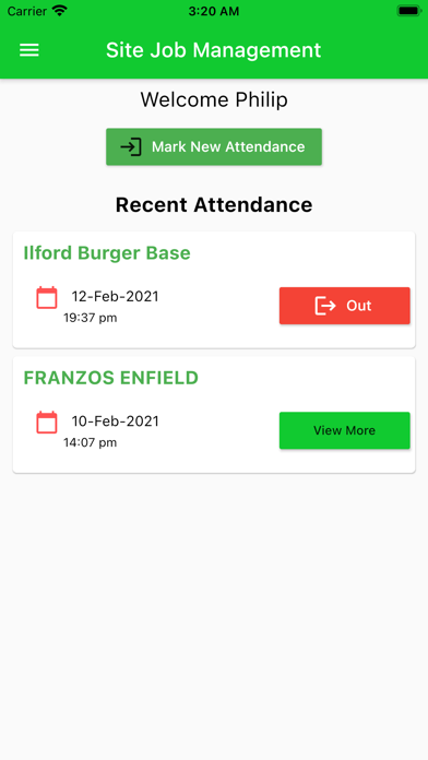 Site Job Management Screenshot