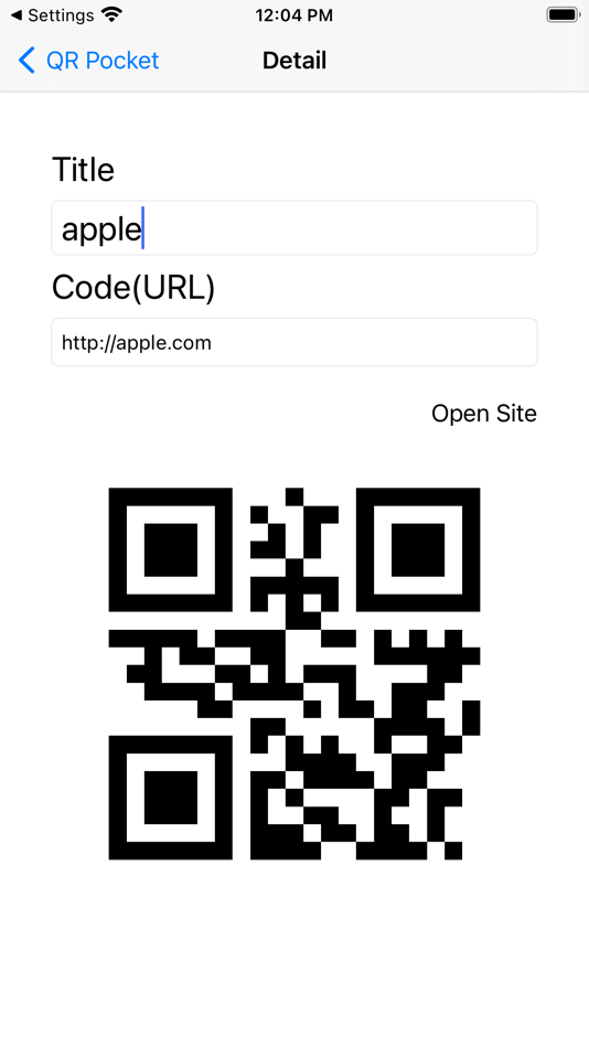 #3. QRpocket (iOS) 由: Takashi Sato