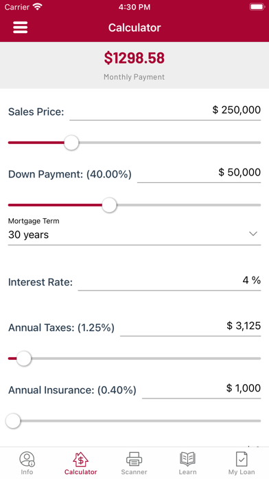 Northstar Bank Mortgage Screenshot