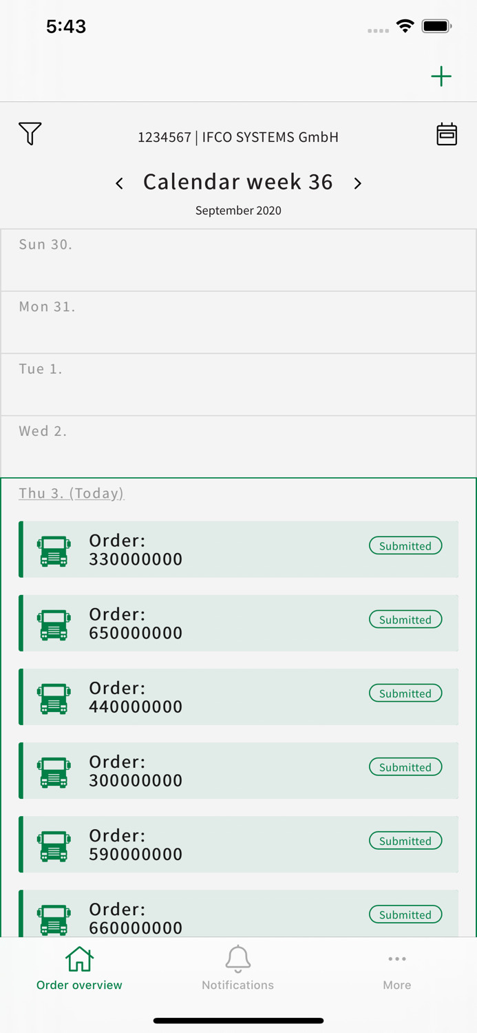 MyIFCO™ order app