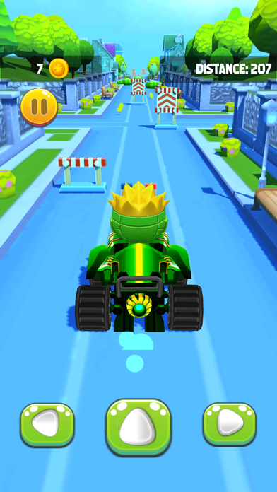 Masked Kart Racing Heroes Kids Screenshot