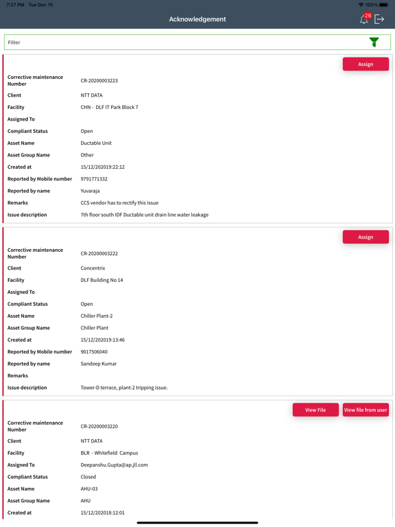 Screenshot #5 pour JLL PPM Vendor