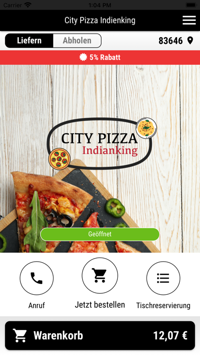 City Pizza Indianking Screenshot