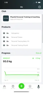 PhysIQ Personal Training screenshot #2 for iPhone