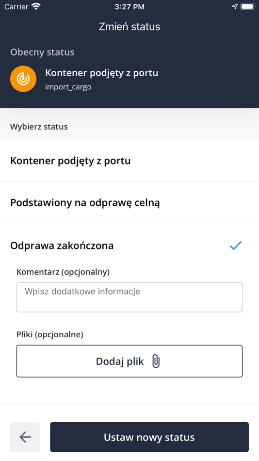 #3. E-containers.eu kierowca (iOS) By: RRMEDIA sp. z o.o.