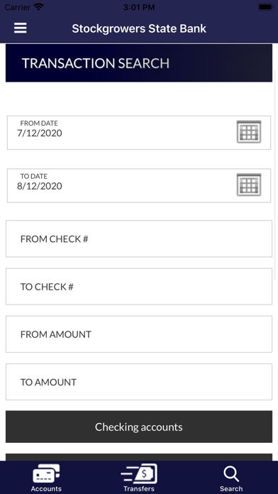 Stockgrowers State Bank Mobile Screenshot