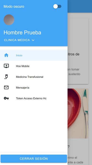 Hospital Italiano - Intranet Screenshot